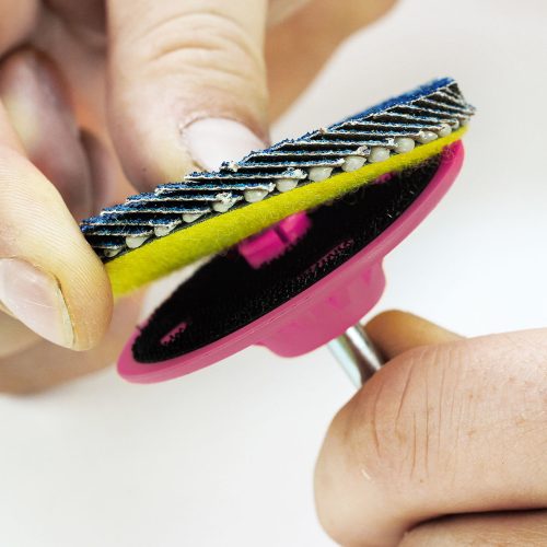 Tarcza nośna MINI FIX i miękka warstwa tłumiąca z trzpieniem stalowym 6 mm lub gwintem M14 - obrazek 6
