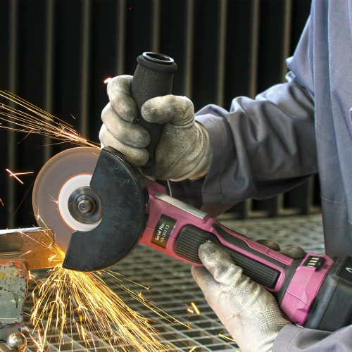 Szlifierka kątowa VARILEX® Akku 18 V ze stacją akumulatorową i 2 akumulatorami - obrazek 5