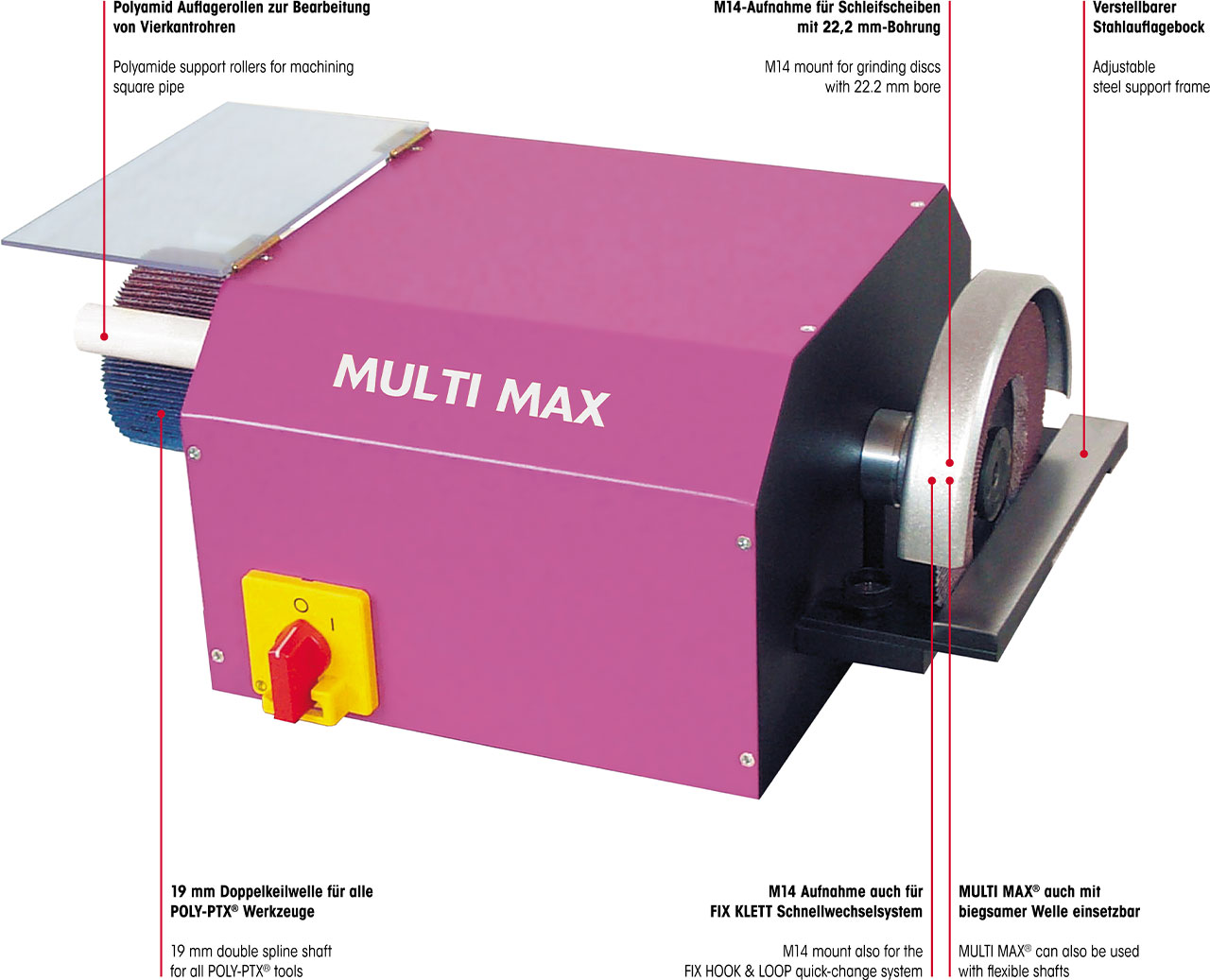 Szlifierka stacjonarna MULTI MAX - obrazek 6